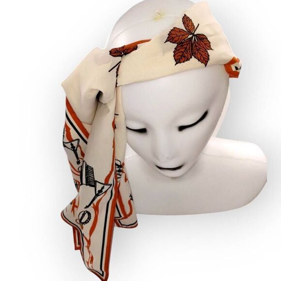 Vtg June Crutchfield Wolf Trap Scarf‎ Musical Instruments Violin Rectangle Wrap - Picture 5 of 9